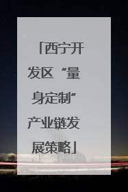 西宁开发区“量身定制”产业链发展策略