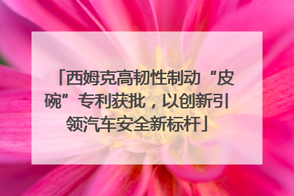 西姆克高韧性制动“皮碗”专利获批，以创新引领汽车安全新标杆