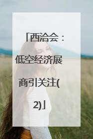 西洽会：低空经济展商引关注(2)