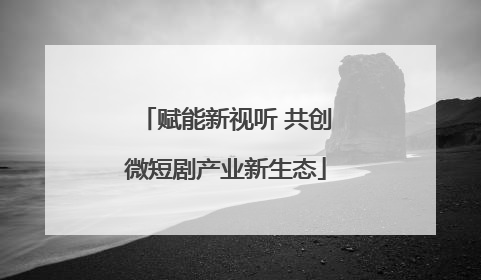 赋能新视听 共创微短剧产业新生态