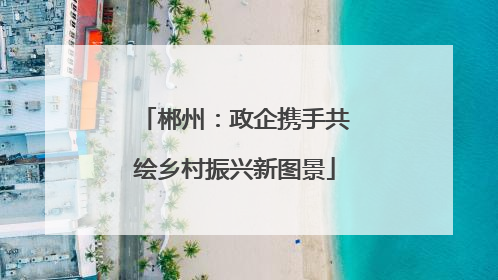 郴州：政企携手共绘乡村振兴新图景