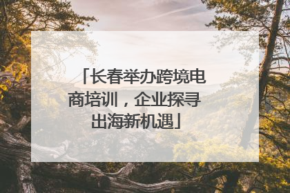 长春举办跨境电商培训，企业探寻出海新机遇