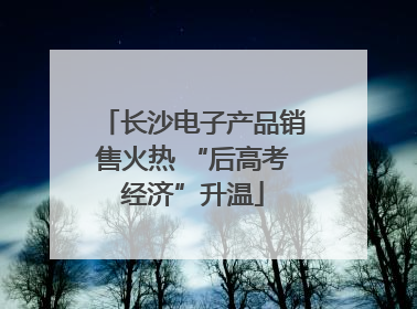 长沙电子产品销售火热 “后高考经济”升温