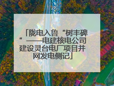 陇电入鲁“树丰碑”——电建核电公司建设灵台电厂项目并网发电侧记