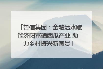 鲁信集团：金融活水赋能济阳富硒西瓜产业 助力乡村振兴新图景