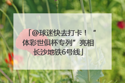 @球迷快去打卡！“体彩世俱杯专列”亮相长沙地铁6号线