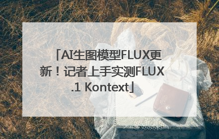 AI生图模型FLUX更新！记者上手实测FLUX.1 Kontext